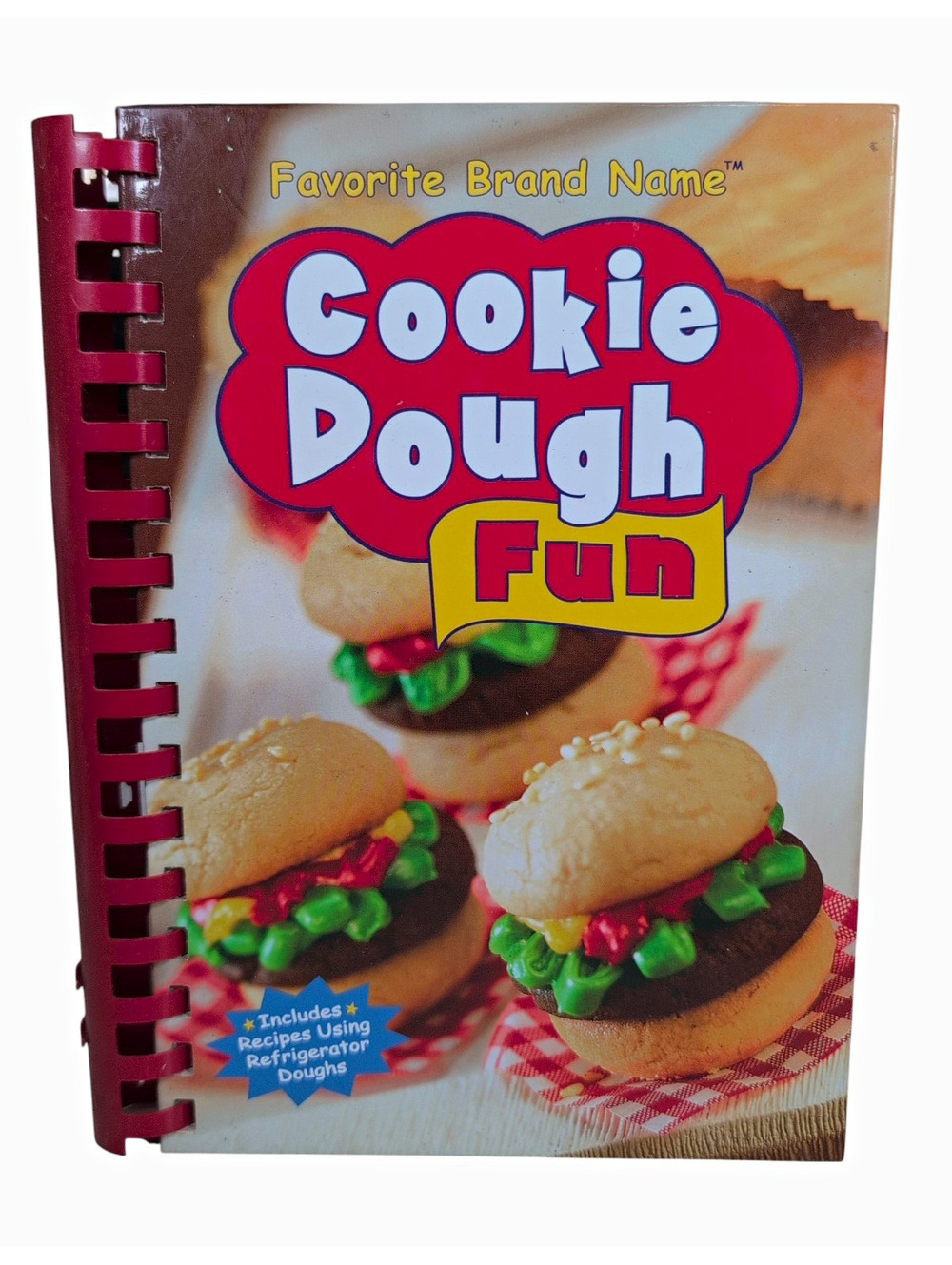 Favorite Brand Name Cookie Dough Fun Cookbook Comb Bound Illustrated Ages 4-8